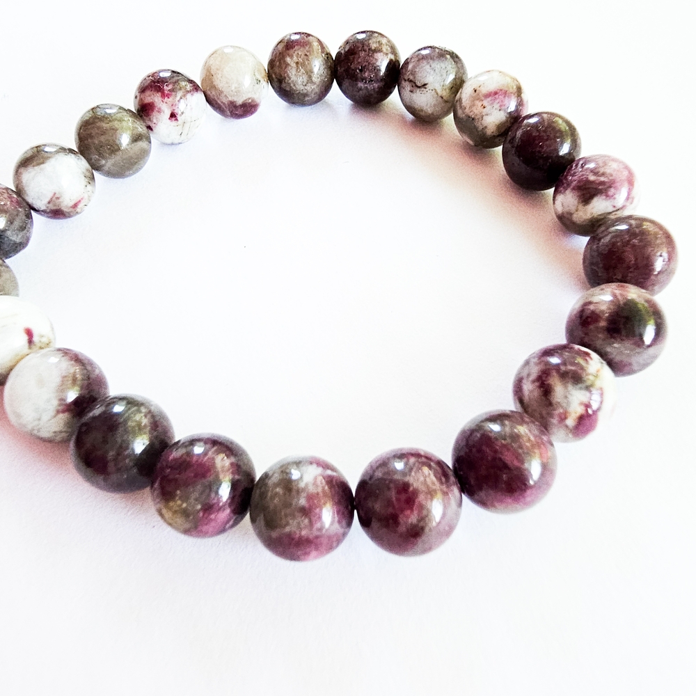 Genuine Pink Tourmaline Bracelet